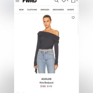 Agolde bodysuit size small